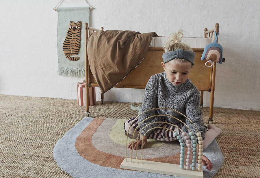 OYOY Rainbow Rug - Hello Little Birdie