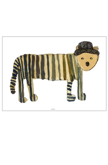 Pax and Hart My Stripes Print 50 x 70cm - Hello Little Birdie