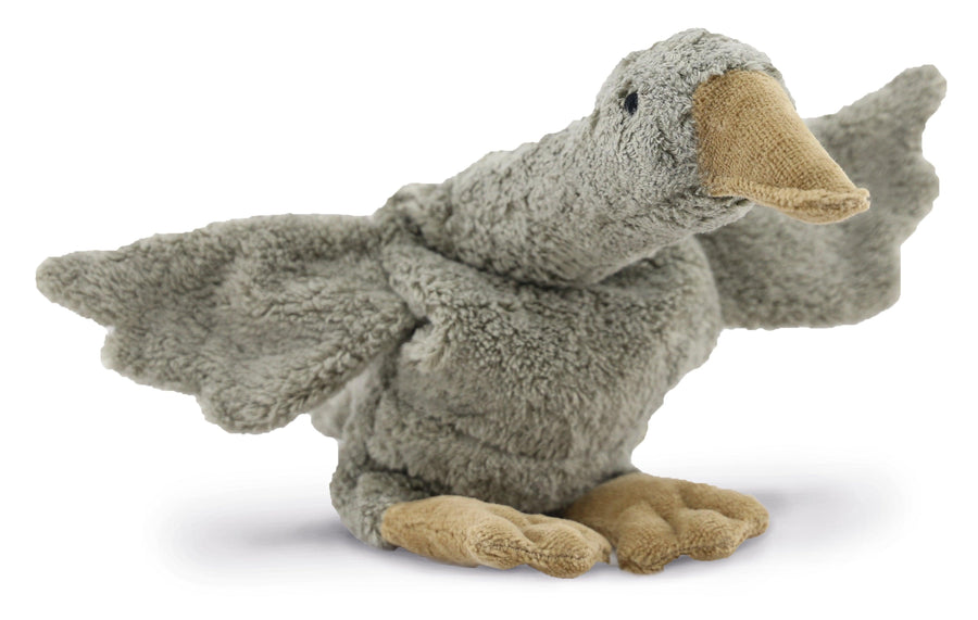 Senger Naturwelt Cuddly Animal Small Goose, Grey - Hello Little Birdie