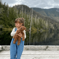 Senger Naturwelt Cuddly Brown Bear, Small - Hello Little Birdie