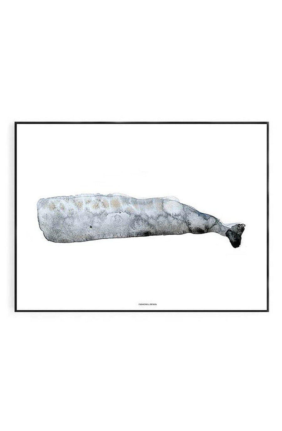 Sperm Whale Print 40 x 50cm - Hello Little Birdie