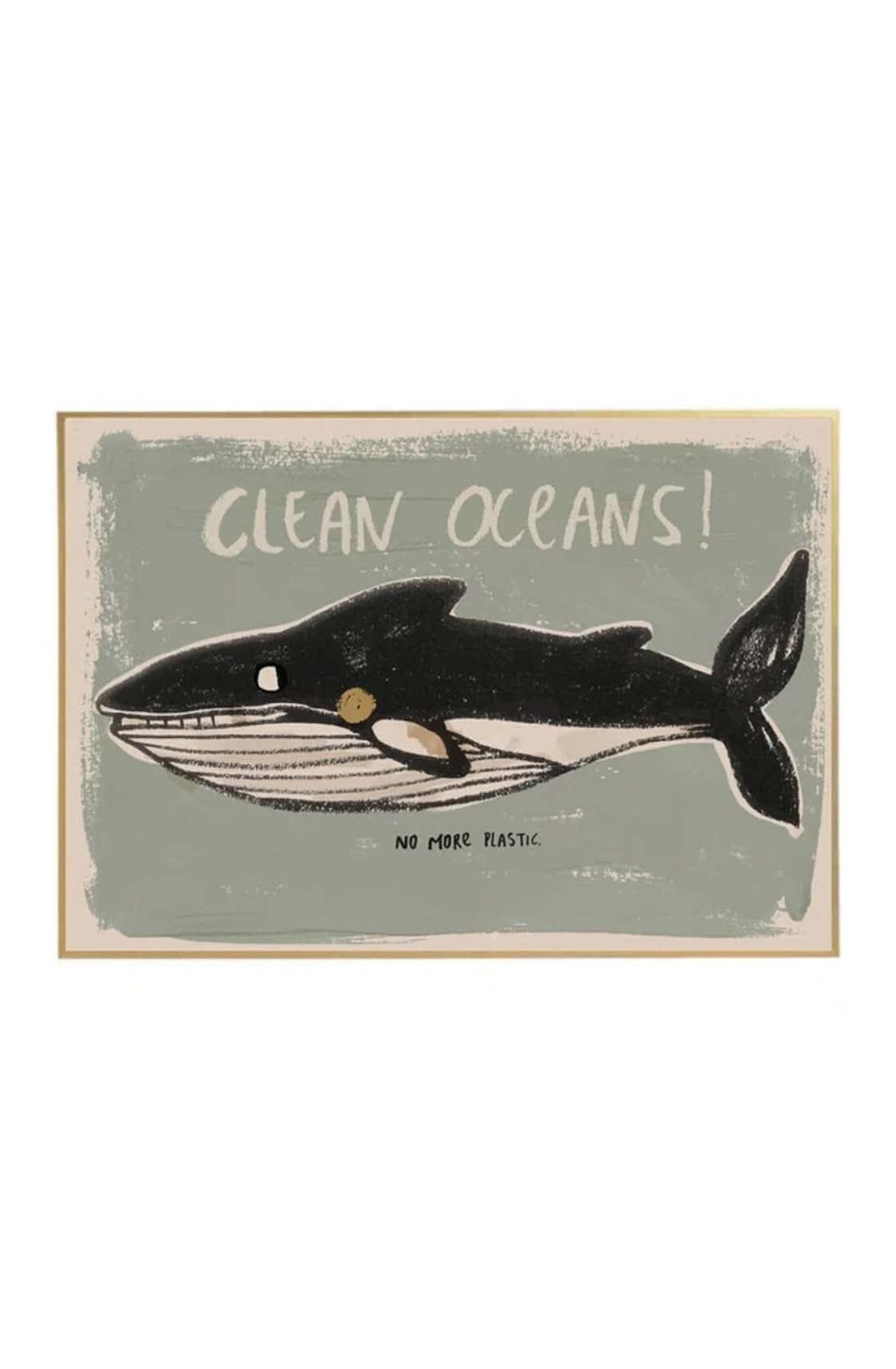 Studio Loco Wall Poster, Clean Oceans 50 x 70cm - Hello Little Birdie