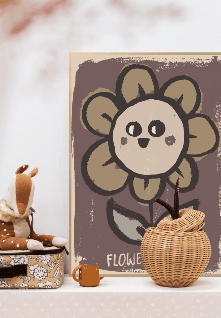 Studio Loco Wall Poster, Flower Child 50 x 70cm - Hello Little Birdie