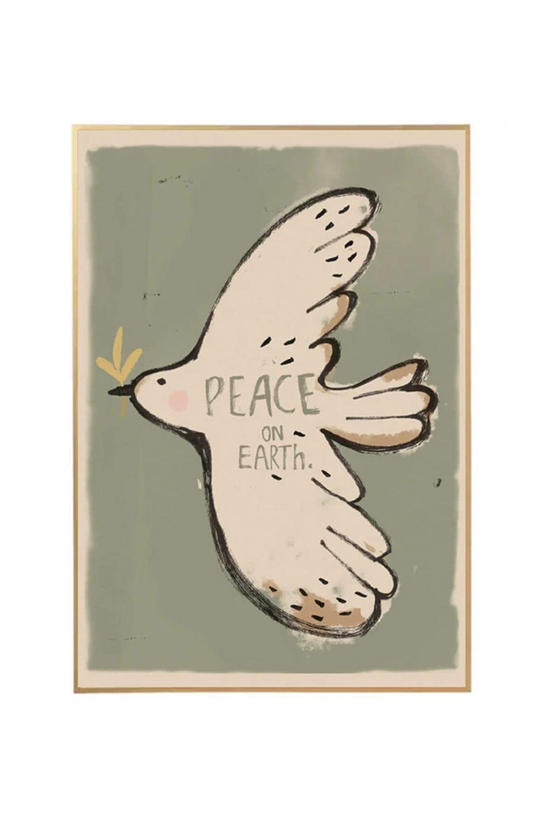 Studio Loco Wall Poster, Peace Bird 50 x 70cm - Hello Little Birdie