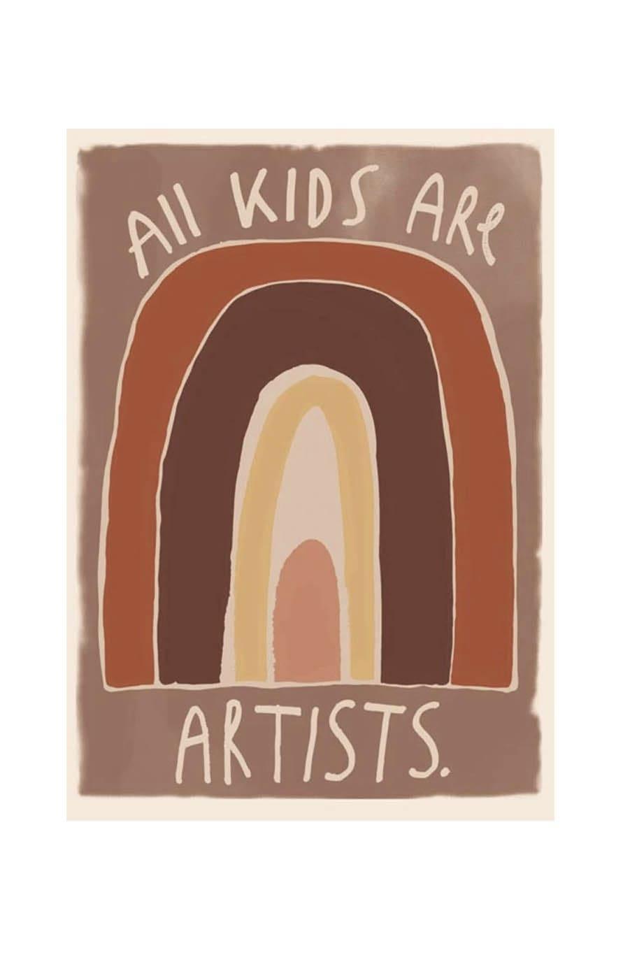 Studio Loco Wall Poster, Rainbow 50 x 70cm - Hello Little Birdie