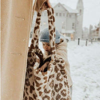 Studio Noos Chunky Teddy Leopard Mum Bag - Hello Little Birdie