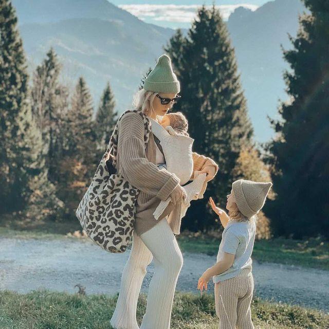 Studio Studio Noos Teddy Leopard Mom Bag Hello Little Birdie
