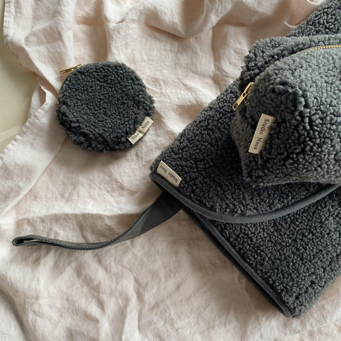 Studio Noos Chunky Wallet Dark Grey - Hello Little Birdie