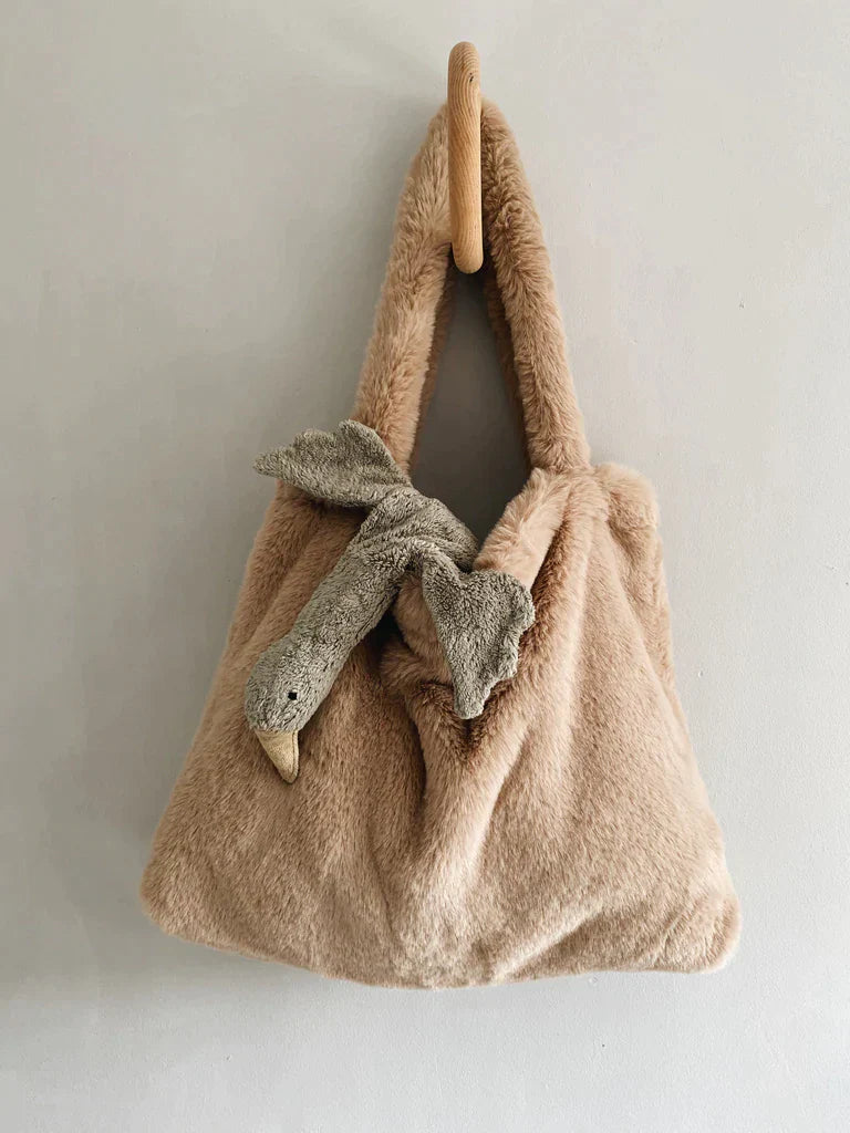 Studio Noos Faux Fur Mum Bag - Hello Little Birdie