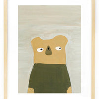 Ted & Tone Bear Print, A4 - Hello Little Birdie