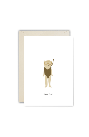 Ted & Tone Have Fun Eco Card - Hello Little Birdie