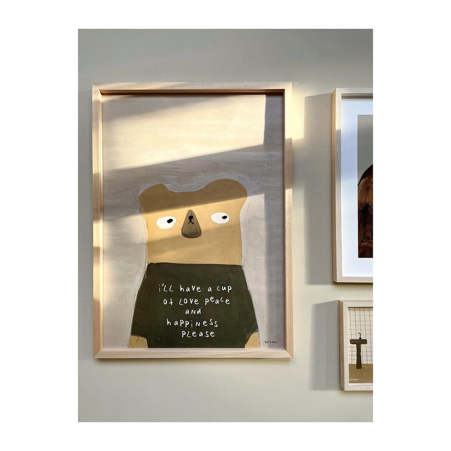 Ted & Tone I'll Have A Cup of Love Print, Various Sizes - Hello Little Birdie