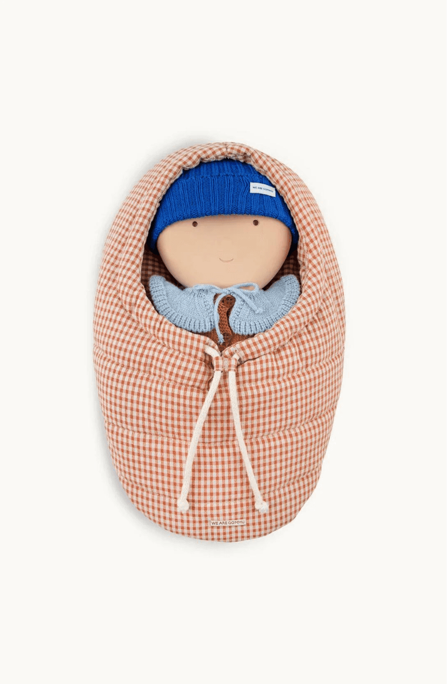 We are Gommu children's imaginative play footmuff doll accessory, Vichy