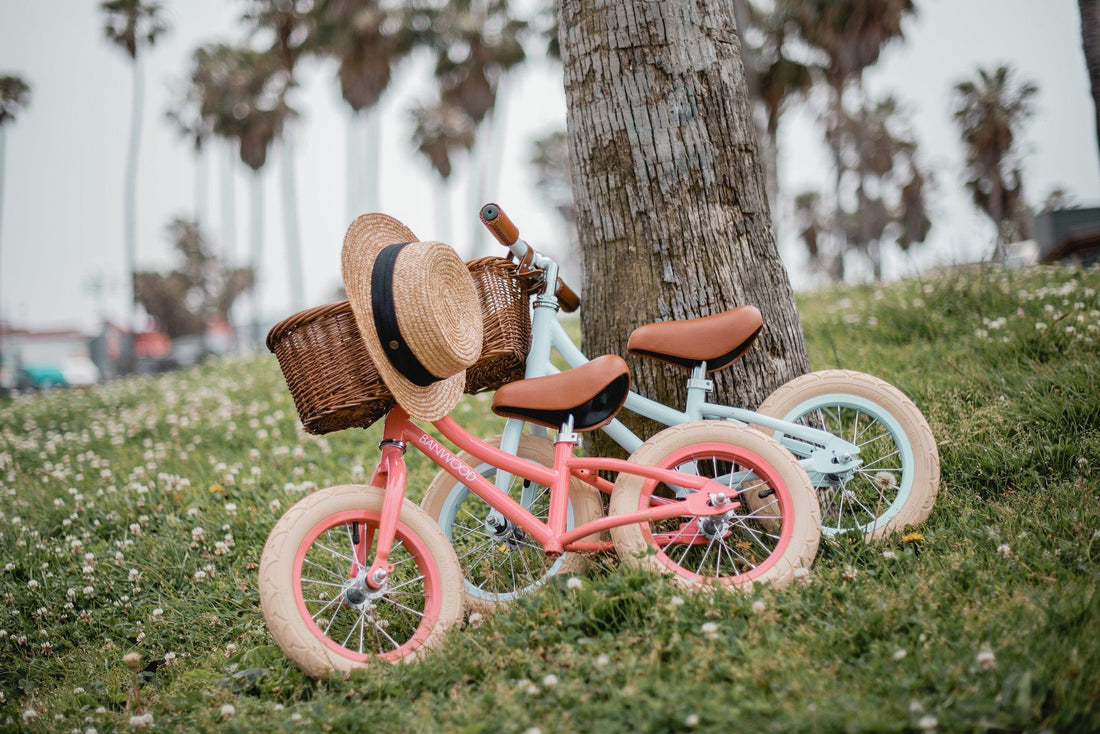 BANWOOD FIRST GO BALANCE BIKE, CORAL - Hello Little Birdie