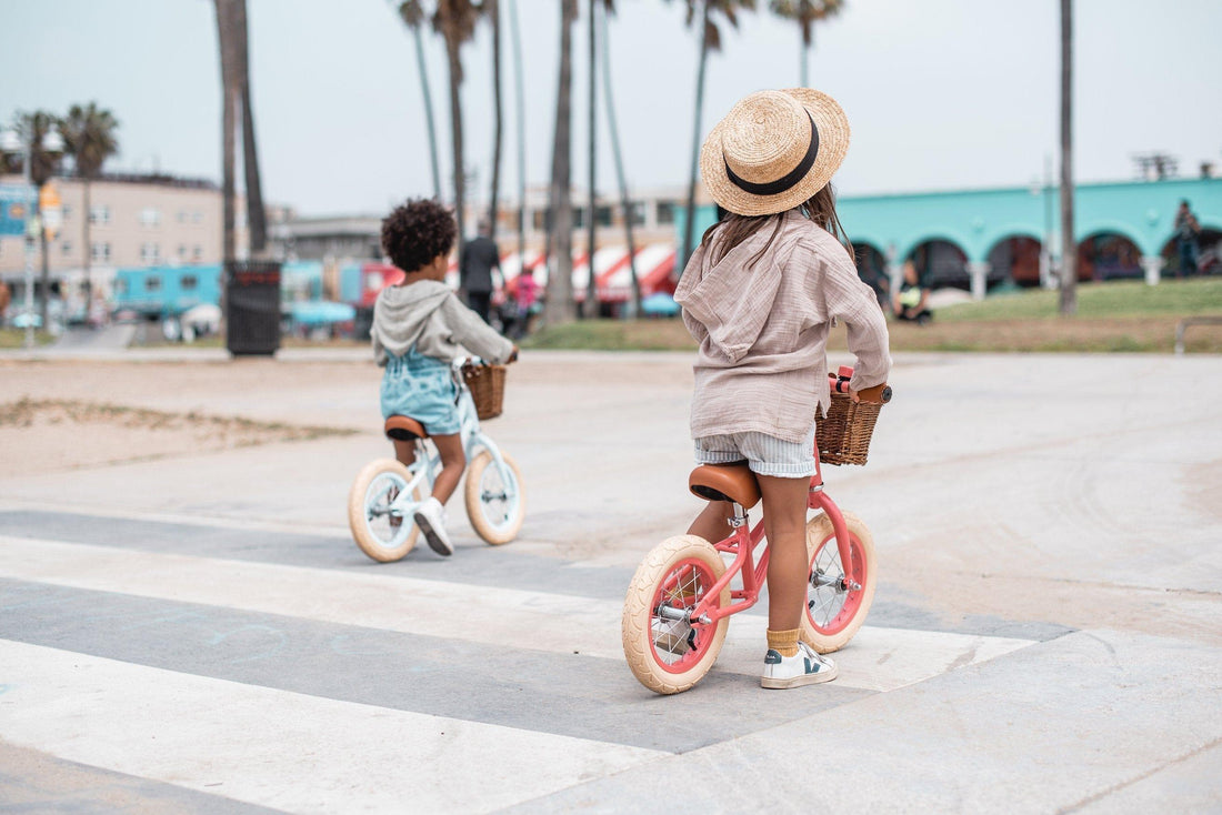 BANWOOD FIRST GO BALANCE BIKE, CORAL - Hello Little Birdie