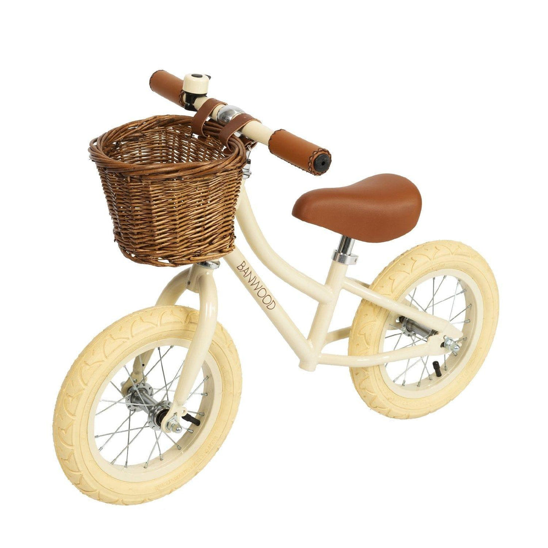 BANWOOD FIRST GO BALANCE BIKE, CREAM - Hello Little Birdie