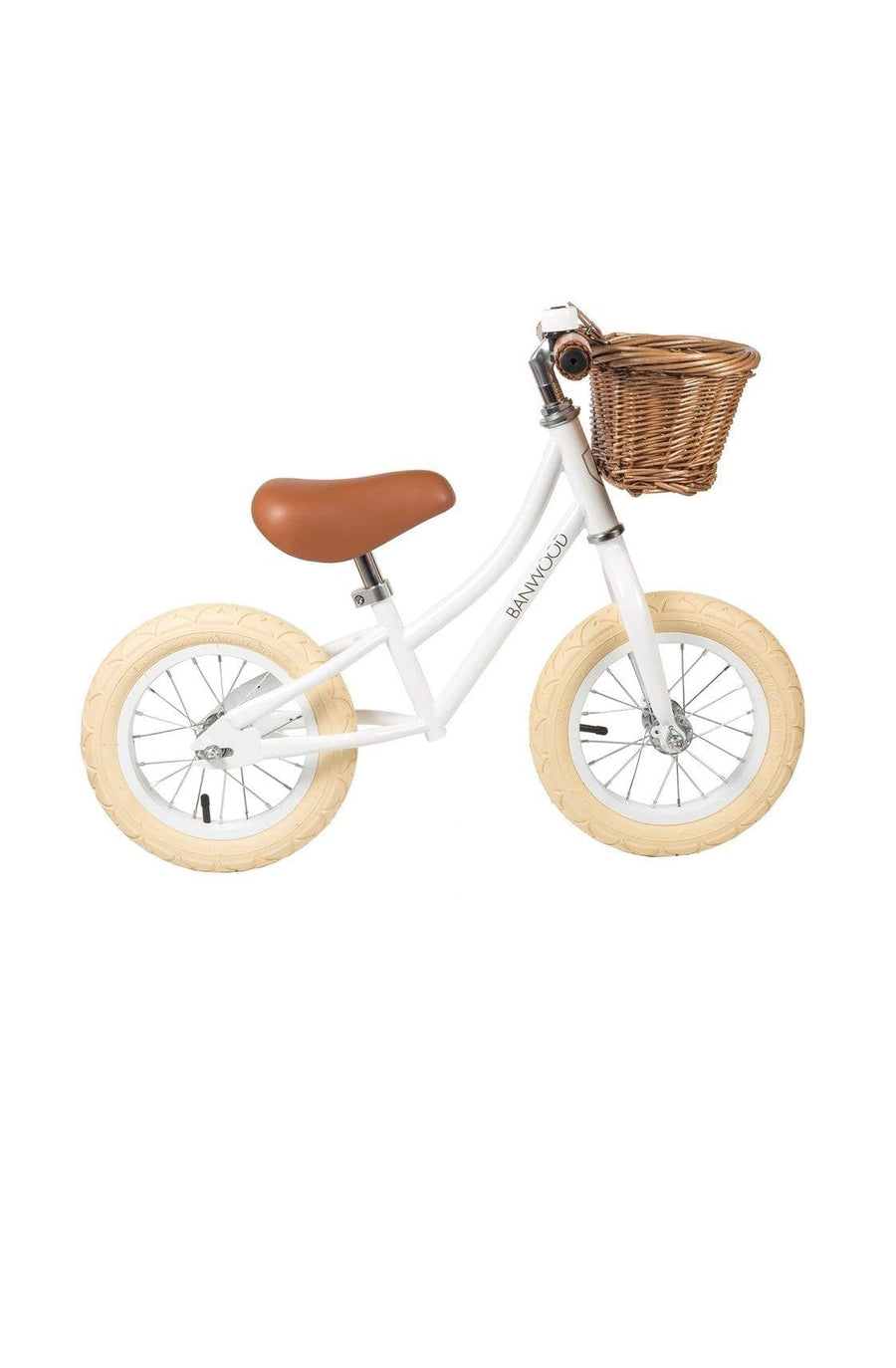 BANWOOD FIRST GO BALANCE BIKE, WHITE - Hello Little Birdie