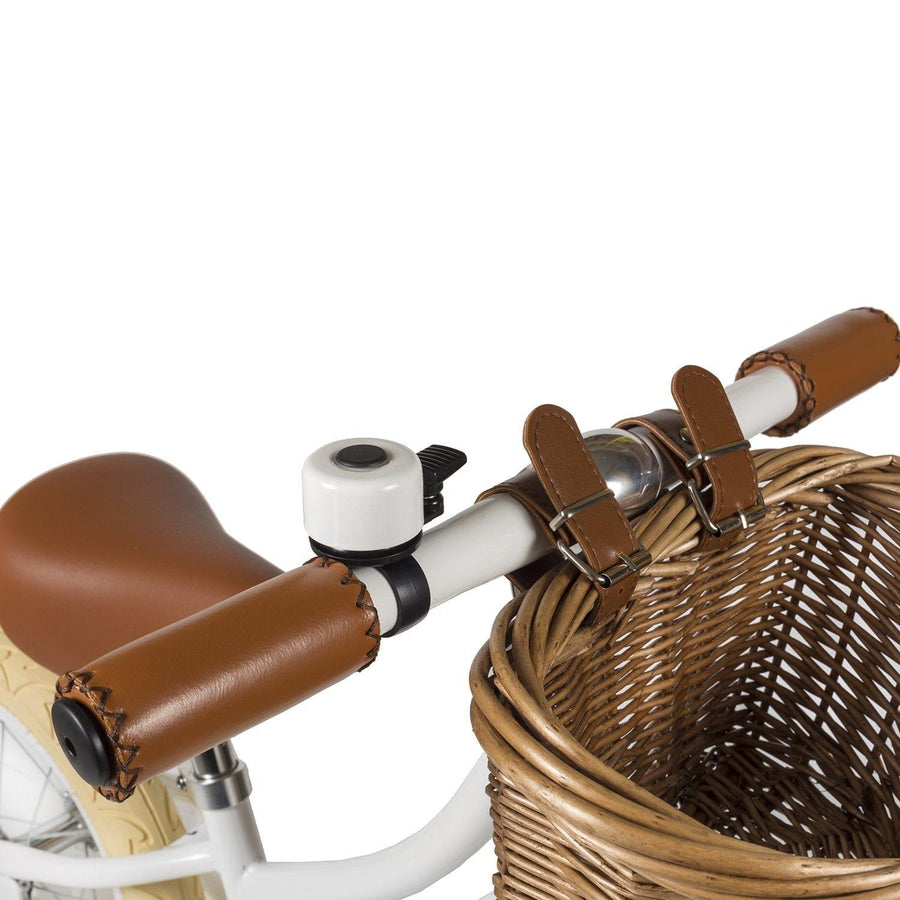 BANWOOD FIRST GO BALANCE BIKE, WHITE - Hello Little Birdie