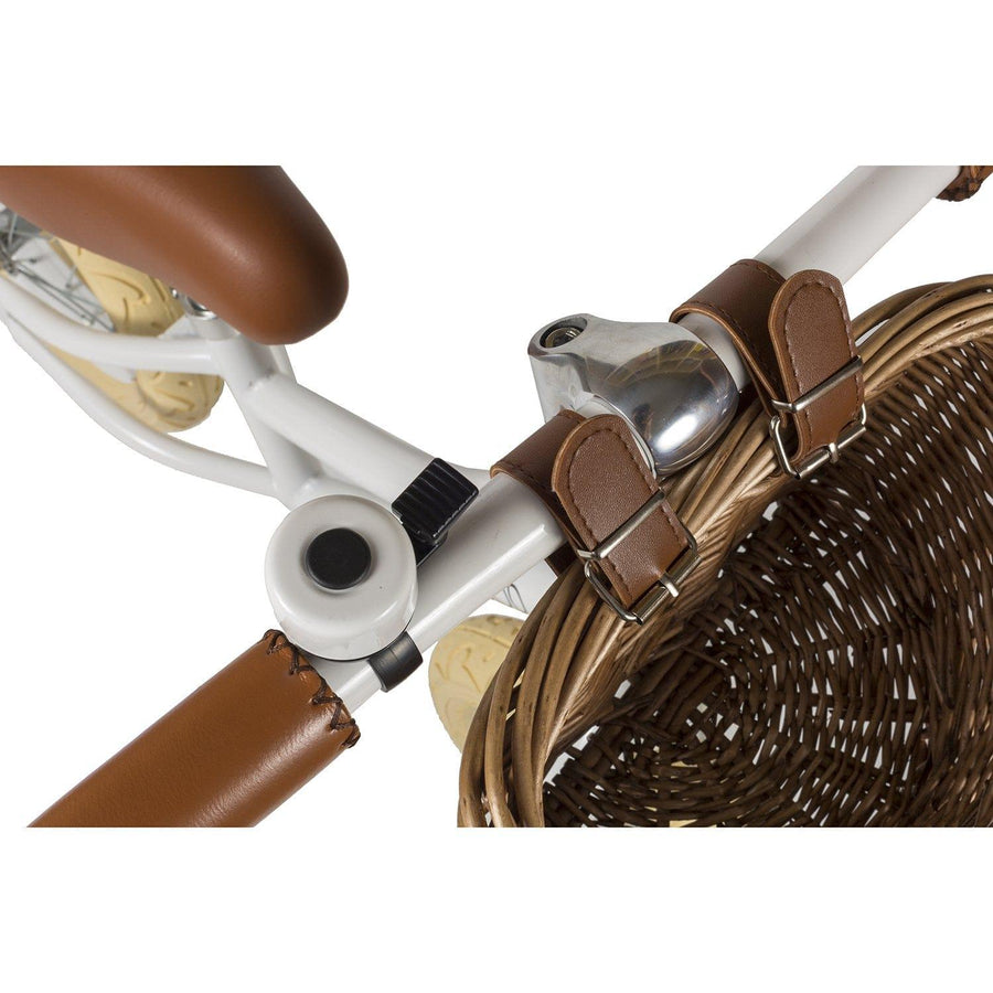 BANWOOD FIRST GO BALANCE BIKE, WHITE - Hello Little Birdie