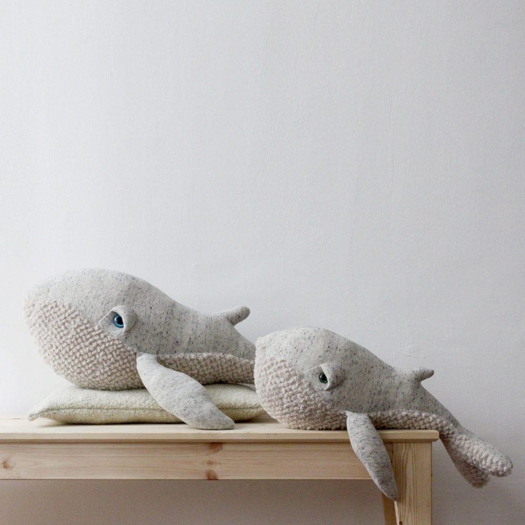 BigStuffed Original Whale, Small - Hello Little Birdie