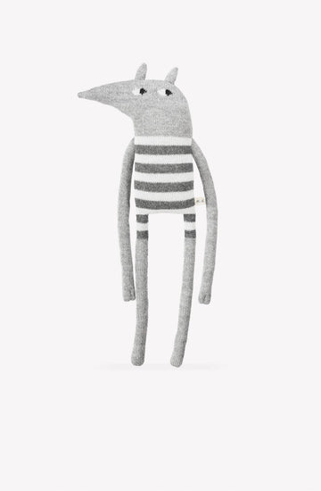 Main Sauvage Large Wolf Knit Toy - Hello Little Birdie