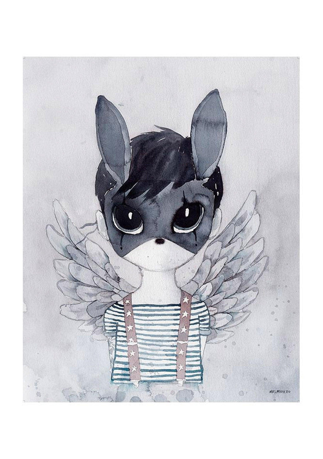 MRS MIGHETTO MR OTIS 40X50cm - Hello Little Birdie