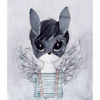MRS MIGHETTO MR OTIS 40X50cm - Hello Little Birdie