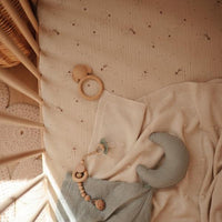 Mushie Cot Sheet Falling Stars - Hello Little Birdie