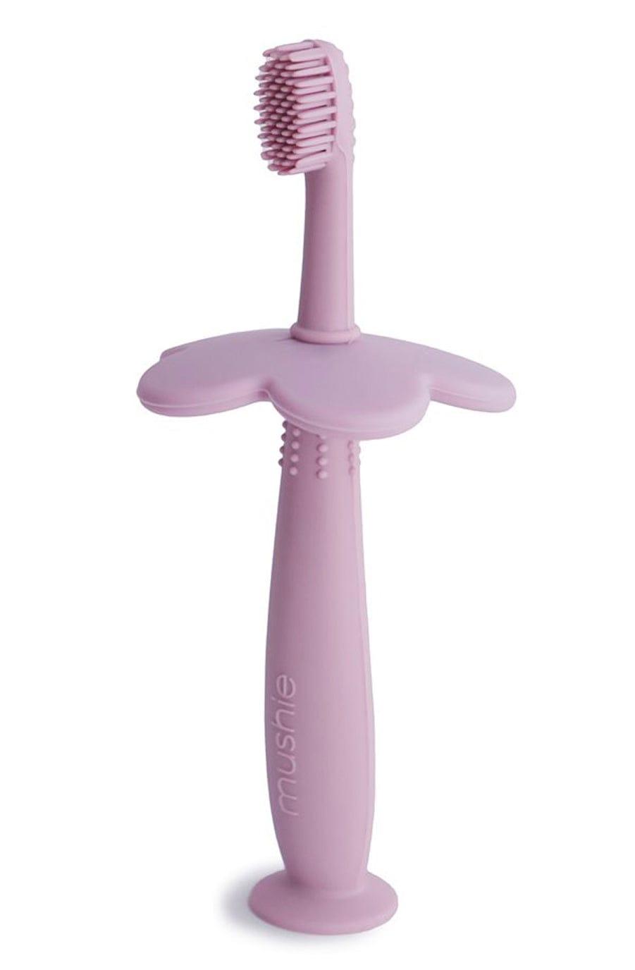 Mushie Flower Training Toothbrush Soft Lilac - Hello Little Birdie
