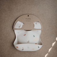 Mushie Silicone Baby Bib, Rainbow - Hello Little Birdie