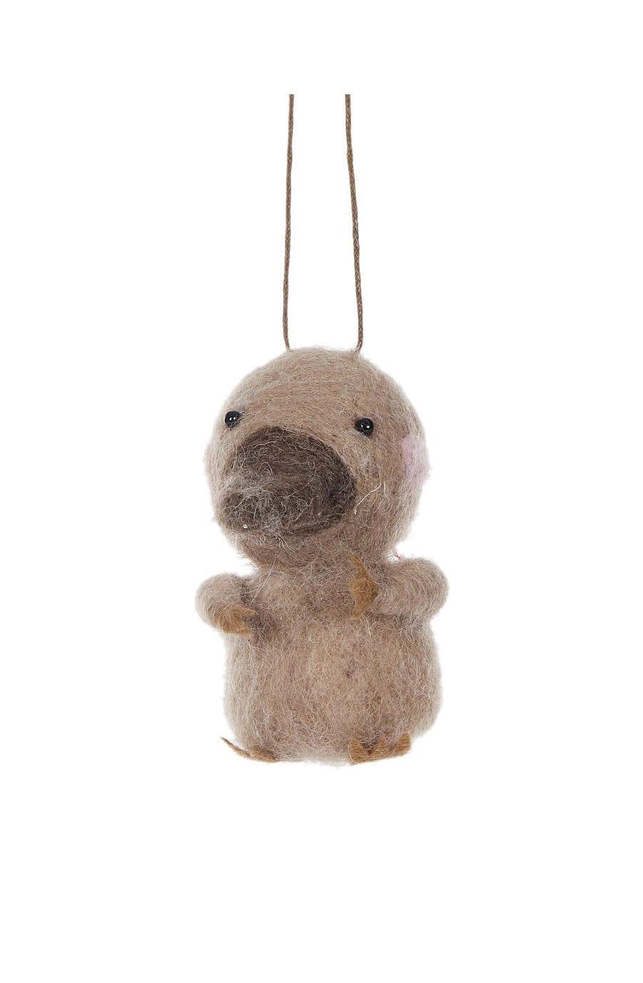 Wool Platypus Christmas Ornament - Hello Little Birdie